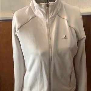 Crispy white adidas jacket